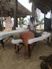 Great inexpensive massages on the beach.