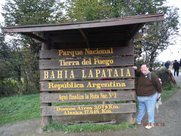 Ushuaia, Tierra Del Fuego, Argentina - End of Route 3 which starts in Alaska - the longest road.