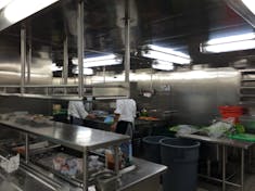 Galley; behind the scenes tour.