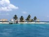 Island in Belize we snorkeled from