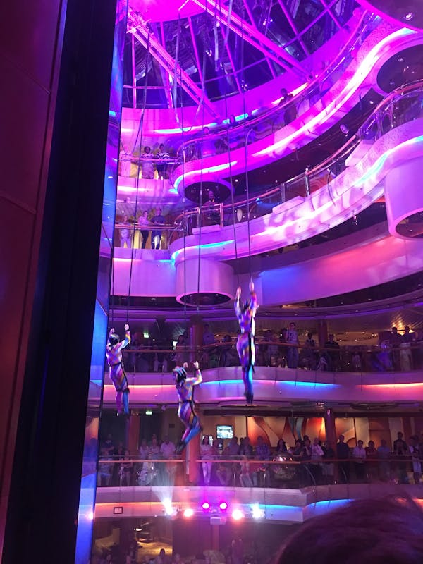 Aerial show was nice  - Vision of the Seas