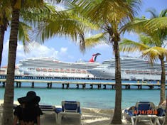 Cozumel, Mexico - View of the ship in Cozumel.