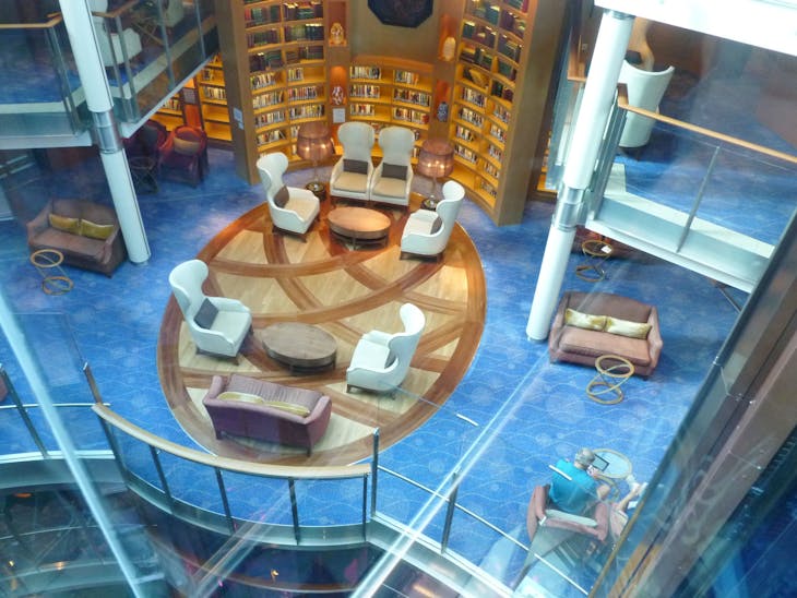 Library from elevator - Celebrity Eclipse