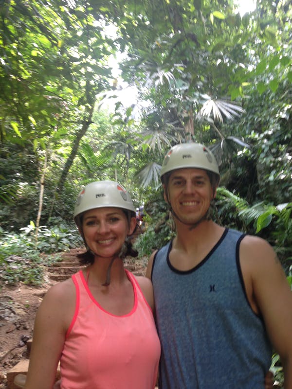 zipline in belize! Its a jungle out there! - Norwegian Jade