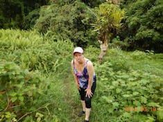 Dominica, rain forest hike to Sari Sari Falls. We survived!!!
