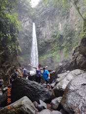 Dominica, rain forest hike to Sari Sari Falls.