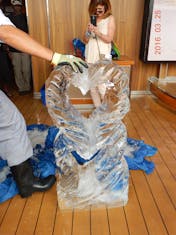 Ice carving.