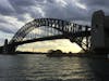 Sunset and the Sydney Harbour bridge