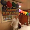 Birthday decorations in our stateroom