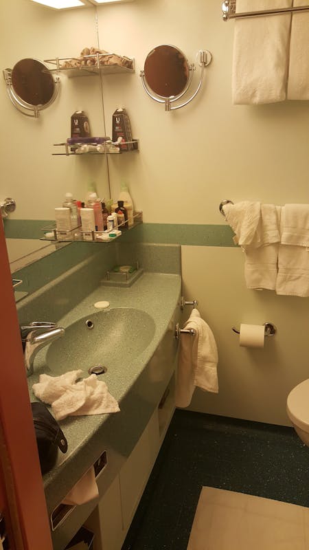 Carnival Liberty cabin 8373 - Bathroom was a nice size