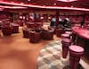 The huge Robusto Bar facility was never used on this cruise. 