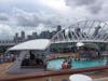 The poolside on Deck 9