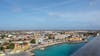 Bonaire, coming into port. The most beautiful island!