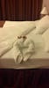 Towel animals every night, King size bed