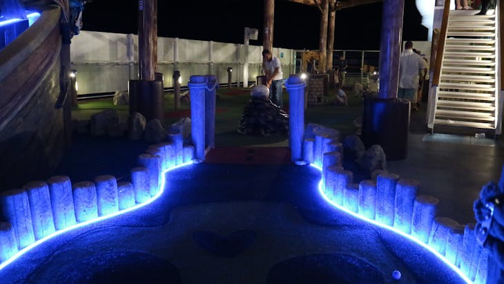 Mini Golf on Deck 16 Aft - some of the holes are insanely difficult! - Norwegian Getaway