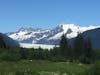 View of the Mendenhall Glacier in Juneau