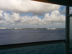 Costa Maya (Mahahual), Mexico - Lighthouse at Costa Maya as we departed...view from our balcony stateroom.