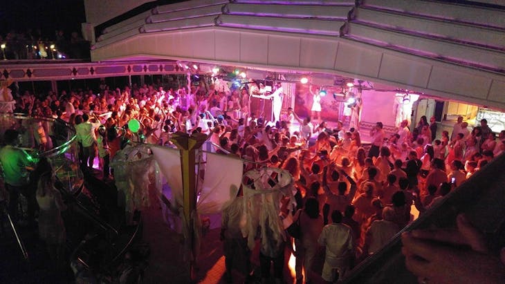 White night party on the ship - Costa Mediterranea
