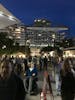 Friday night on the docks in front of Pinnacle on the Pier hotel, N. Vancouver 