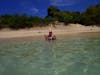 snorkeling at the sandbar