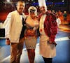 VALENTINA AVED WITH MICHAEL BAYLEY AND CHEEF OF ALLURE OF THE SEAS