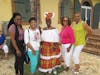 Friends Ida, Sharon, Luesette  & Ethel with a natural beauty from St. Croix