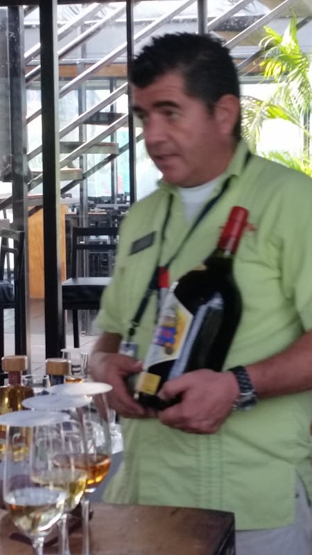 Memo our Tequila expert with a BIG bottle of tequila! - Oasis of the Seas