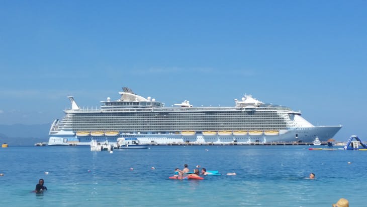 Photo of Oasis from the Beach on Labadee - Oasis of the Seas