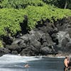 Black Sand Beach at Wai'anapanapa State Park, Maui