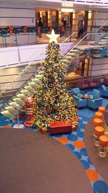 Decorated for Christmas - Carnival Vista