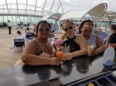 Nassau, Bahamas - Enjoying a delicious drink
