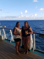 Nassau, Bahamas - On the deck 