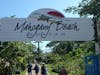 Entrance to Mahogony Beach in Roatan