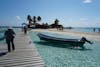 Snorkeling off Belize City