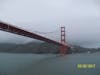 A balcony view as we passed under the Golden Gate