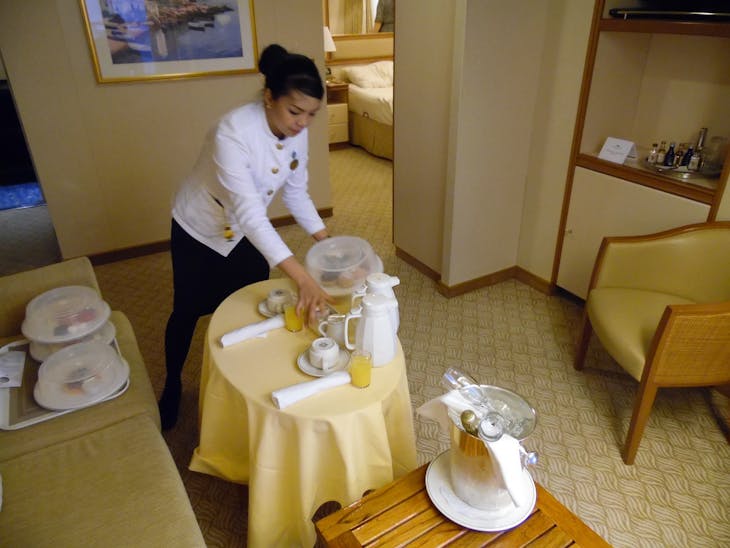Room service. - Crown Princess