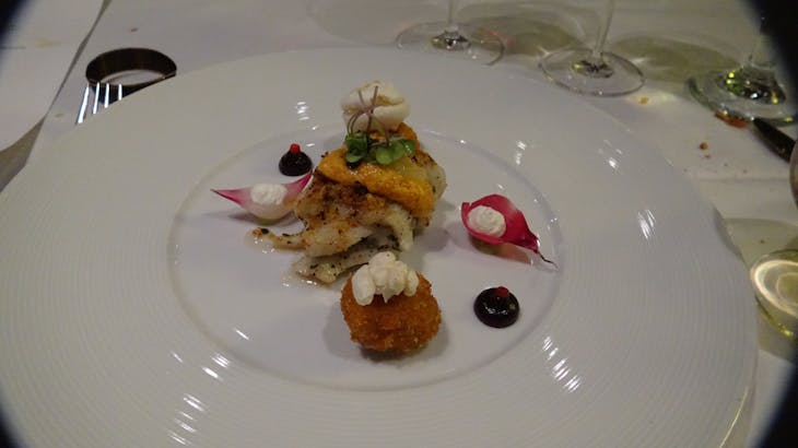 Sea bass, Chef's Table - Carnival Victory