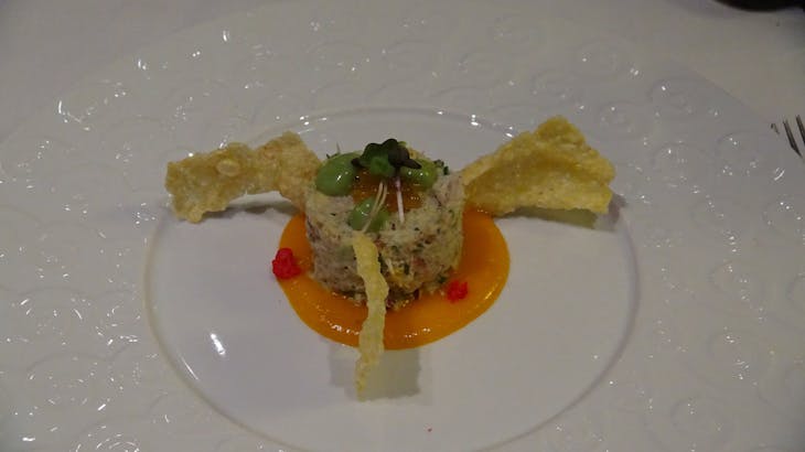Crab stack, Chef's Table - Carnival Victory