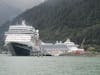 Cruiseships can triple the population of towns like Haines.