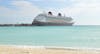 Disney Fantasy docked at Castaway Cay