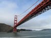 Golden gate from below.