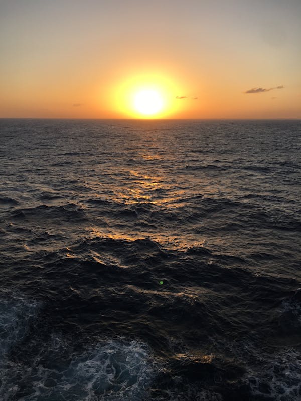  View of the sunset over the ocean  - Carnival Fantasy