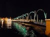 Swing Bridge by night