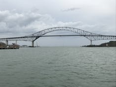 Exit Panama Canal At Cristobal - Bridge of the Americas