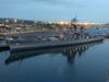 The USS Iowa as you sail into San Pedro.