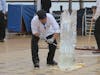 Ice carving demo