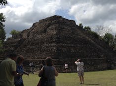 Costa Maya (Mahahual), Mexico - chocchoban mayan ruins Costa Maya