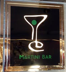 Signage by Bar