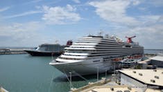 Port Canaveral, Florida - View of Carnival Magic & Disney Ship in Port