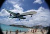 The beach and airport in St. Maarten.  A must see.